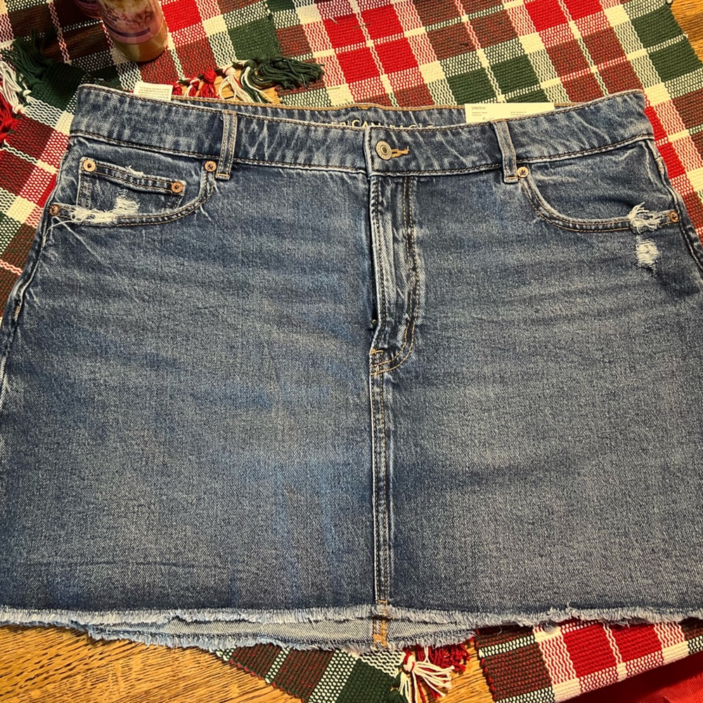 American Eagle Outfitters Blue Denim Skirt